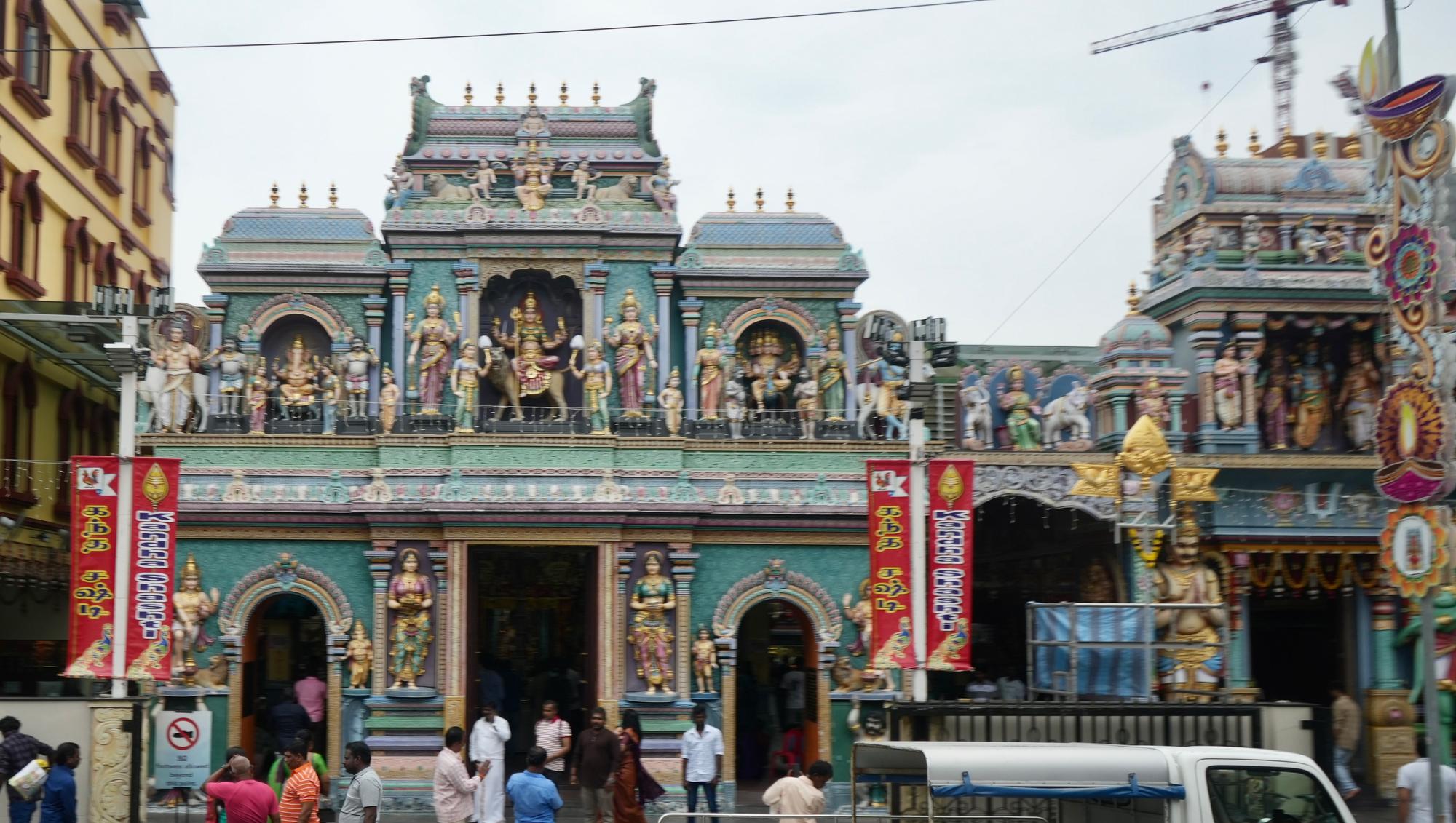 Hindu temple in Little India