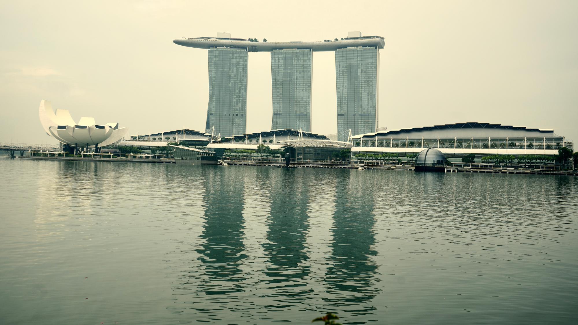 Marina Bay from across the bay