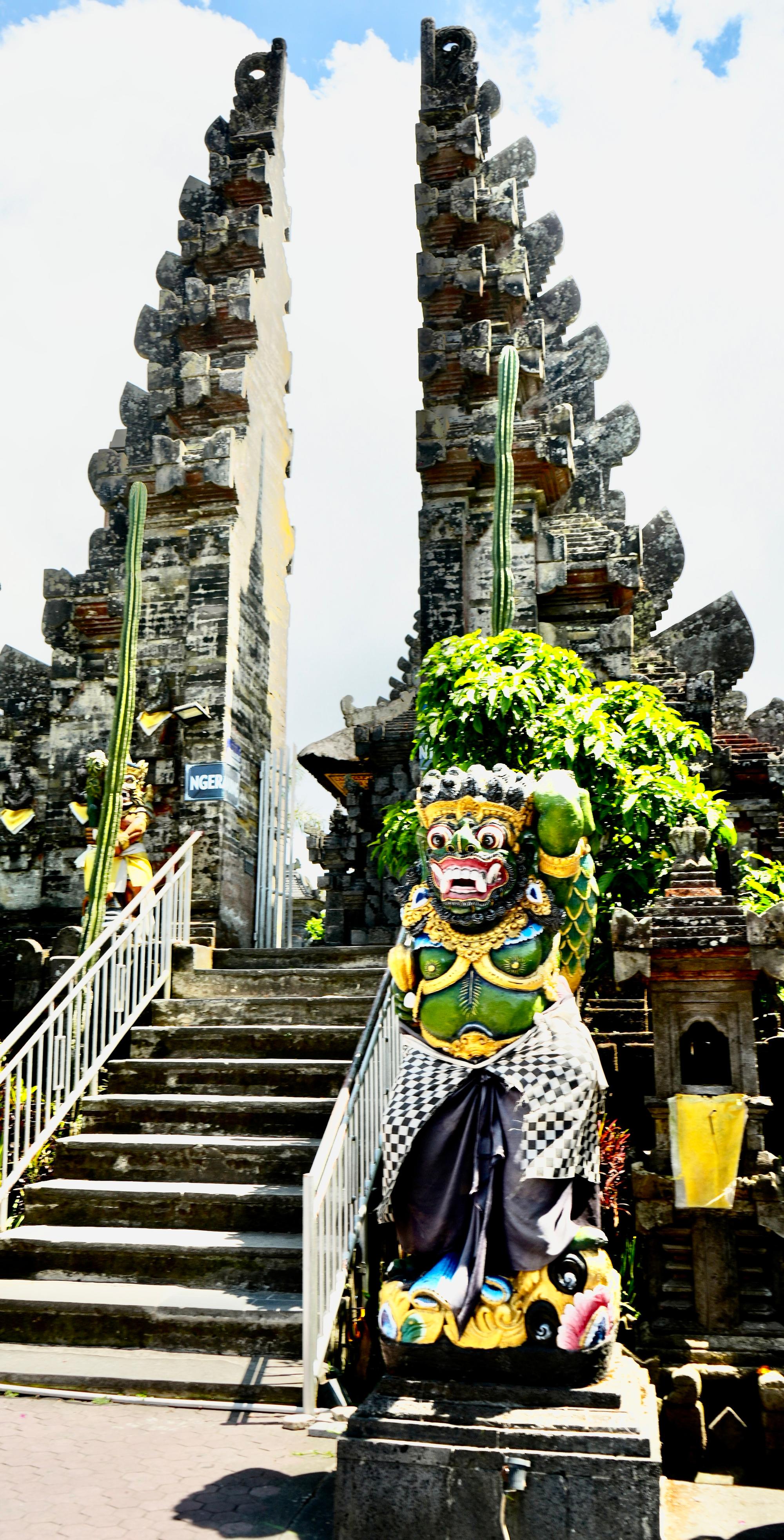 Monster to scare evil spirits away