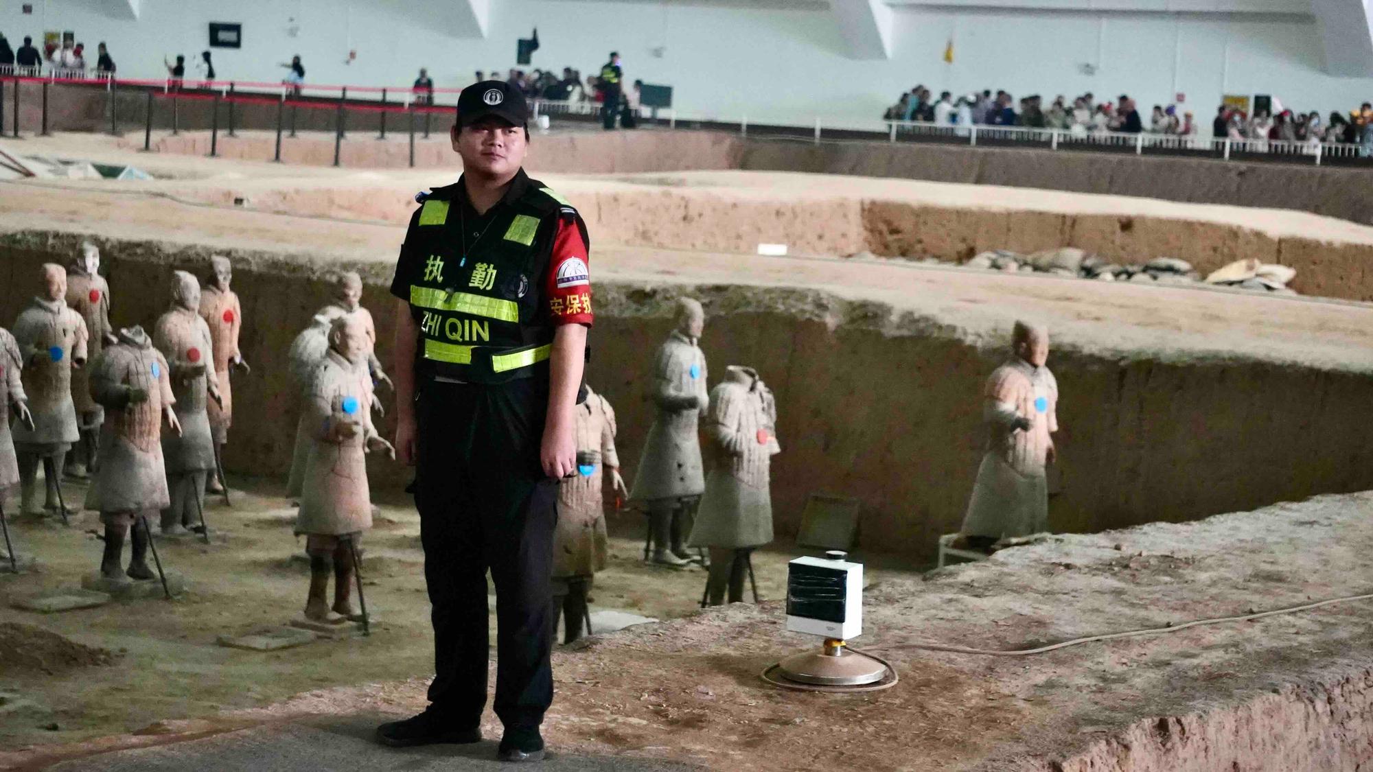 Guarding the warriors