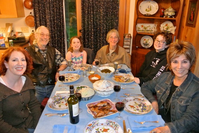 Cousin Dick, his wife Julie, daughter Daphne and her two kids, my wife Susan