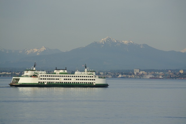 Puget Sound ferry from Seattle to Whidbey Island