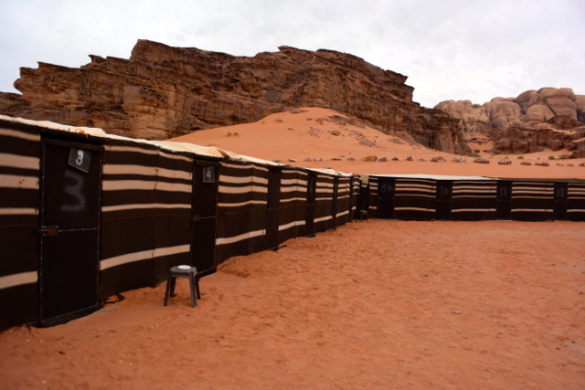Bedouin tent ghetto–Ours was number three