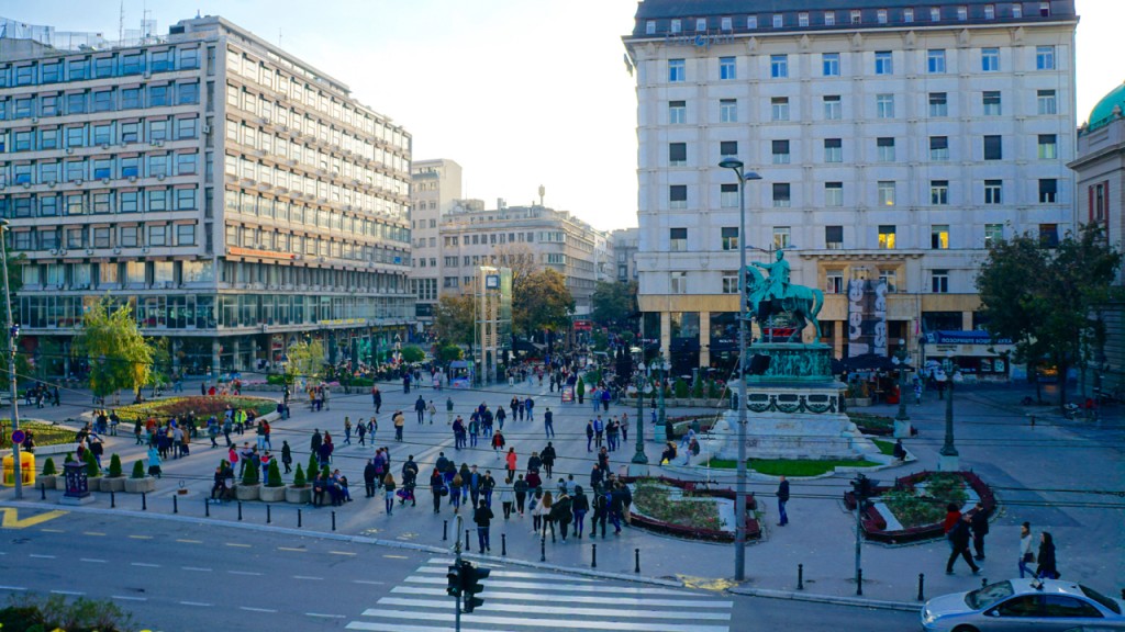 Belgrade City Square.