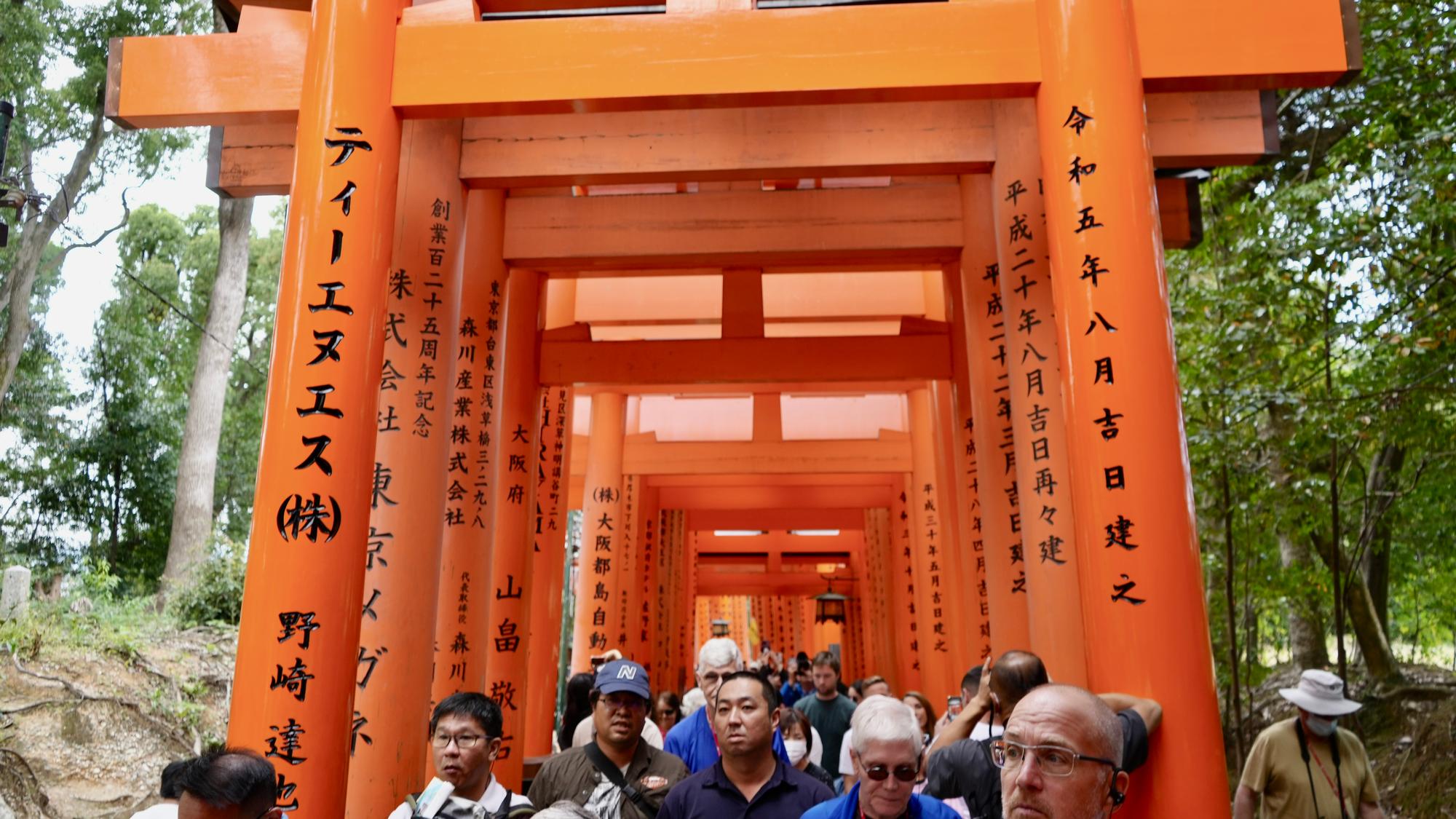 Exit from the 100 Torii