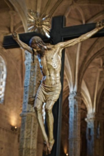 Sculpture within Lisbon’s cathedral.