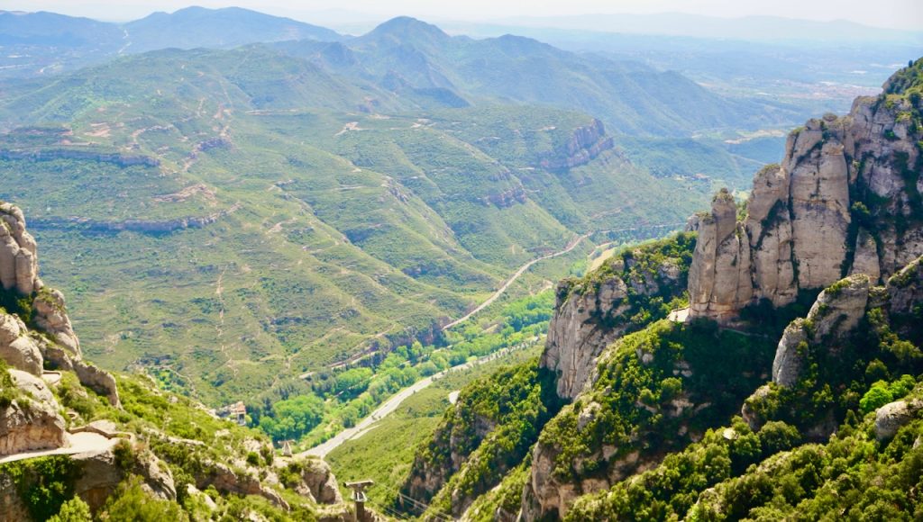  view from the Montserrat Abbey