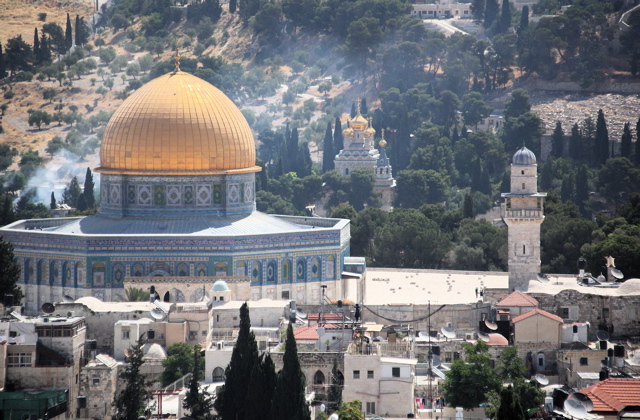 Dome of the Rock: built on site of 1st & 2nd Jewish temples; site where Mohammed ascended to heaven.