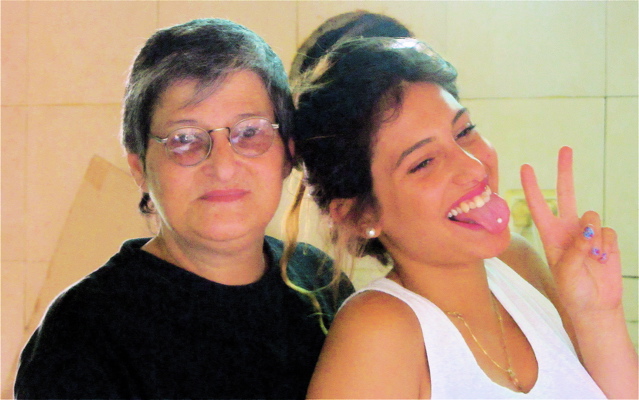 Mother/Daughter-Falafel Vendors.