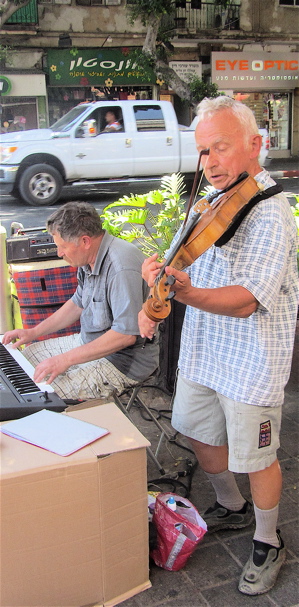 Russian Street Musicians in Rehovot.