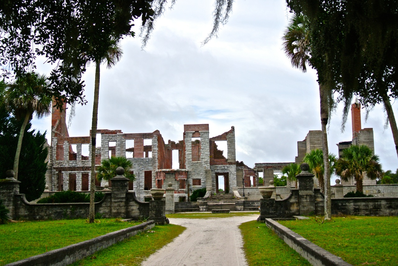 Skeleton of the Carnegie Mansion  